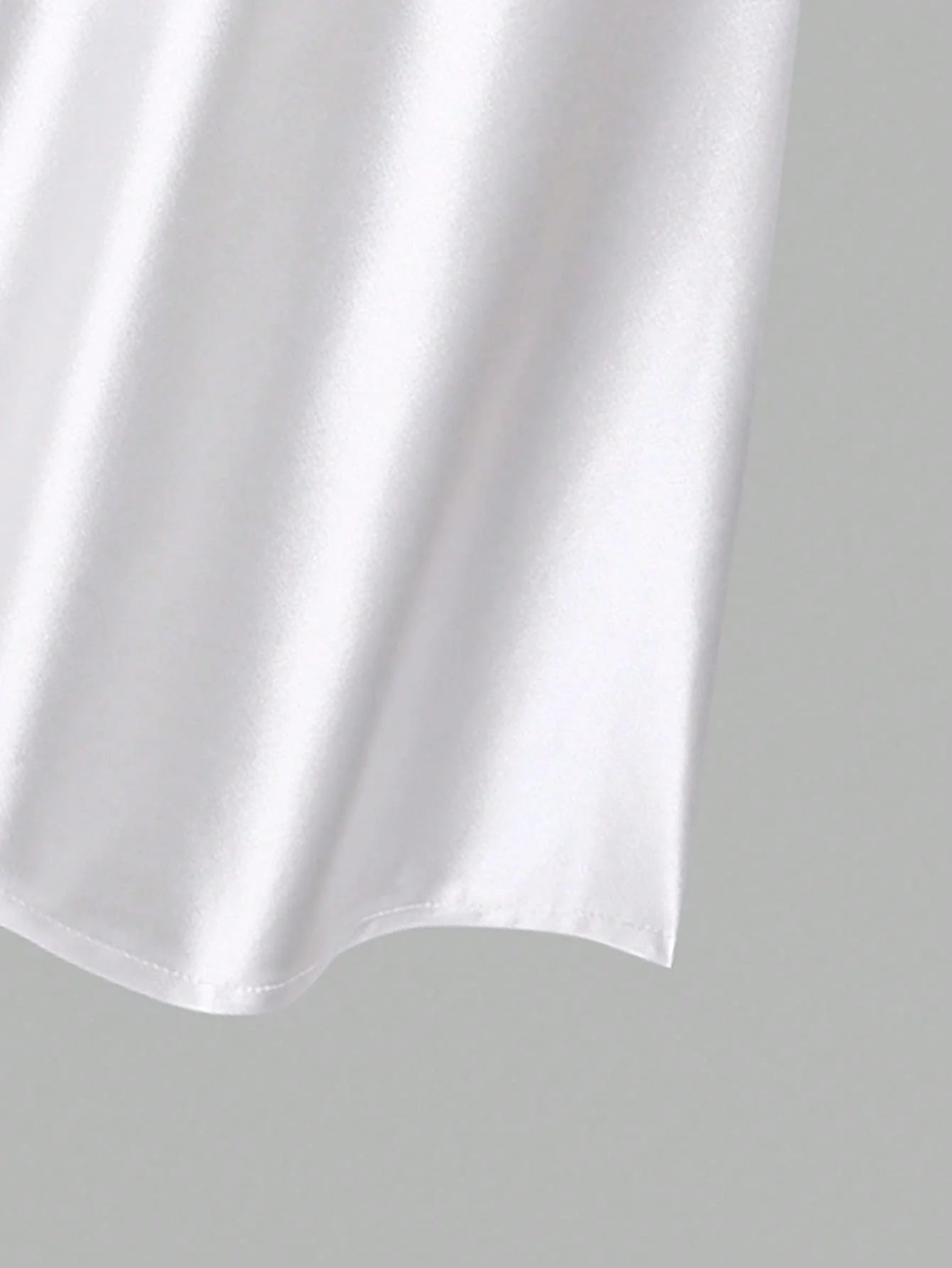 White Pleated Fishtail Skirt